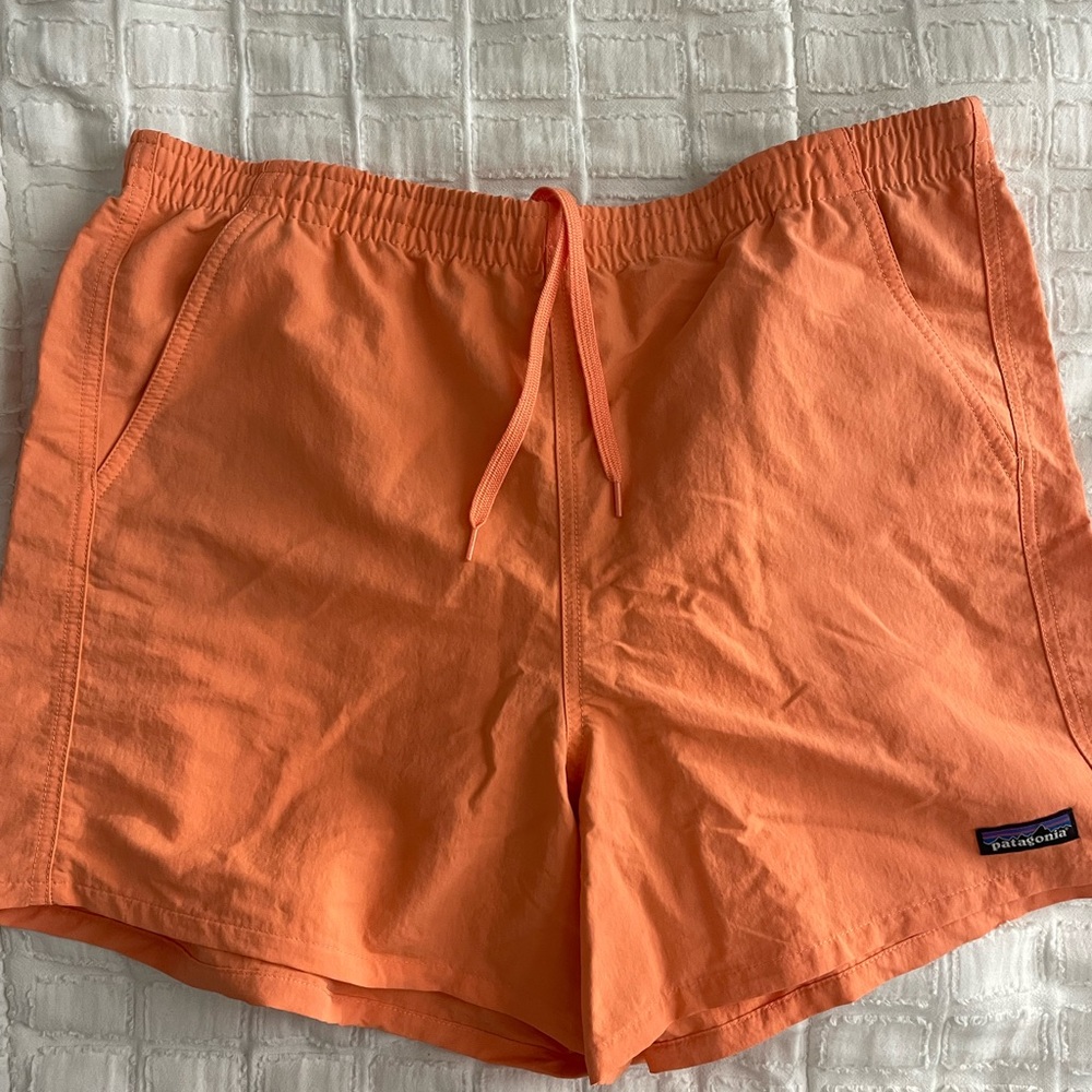 Patagonia Women’s Baggies 5 inch Orange Shorts
